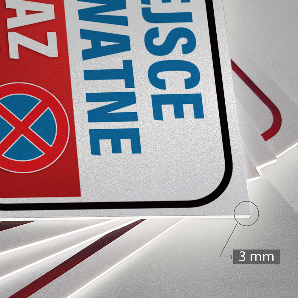 Tabliczka Zakaz parkowania - Miejsce prywatne - obrazek 4