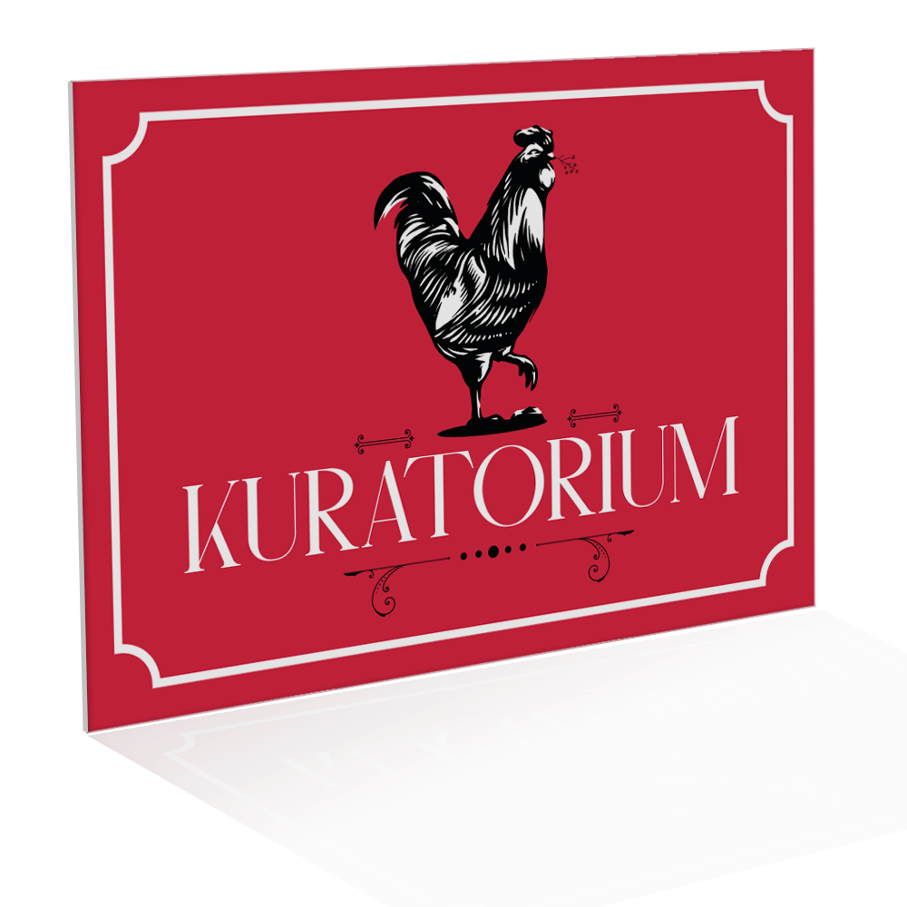 Tabliczka Kuratorium na kurnik 20x30 cm