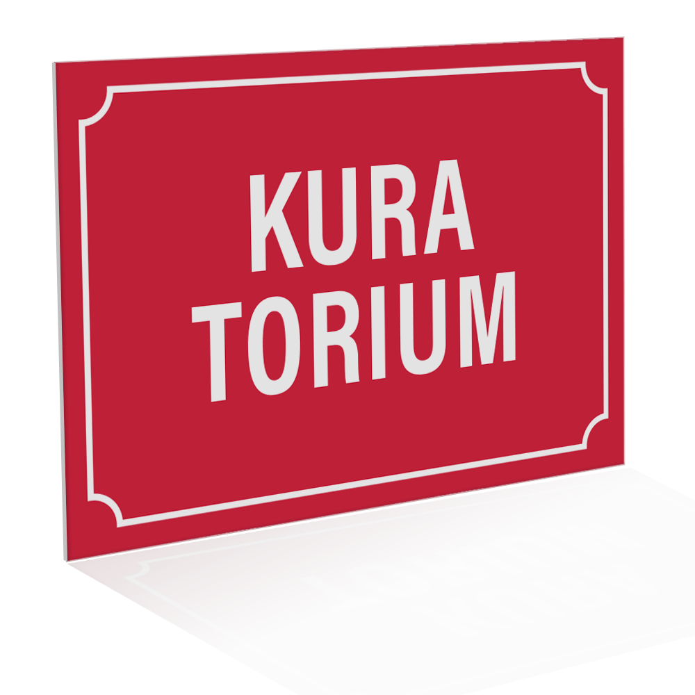 Tabliczka na Kurnik, Kuratorium |21x30 cm|