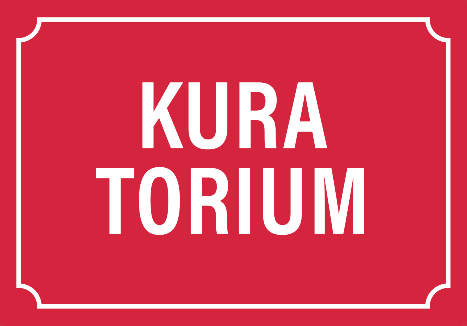 Tabliczka na Kurnik, Kuratorium |21x30 cm| - obrazek 2